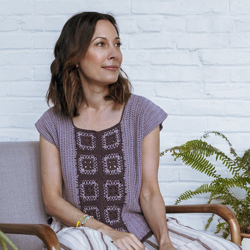 Kelbourne Woolens Patterns Sub Rosa Crochet T-Shirt Pattern