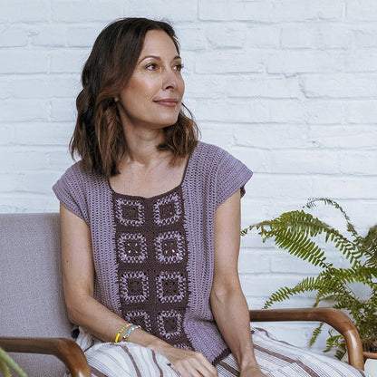 Kelbourne Woolens Patterns Sub Rosa Crochet T-Shirt Pattern