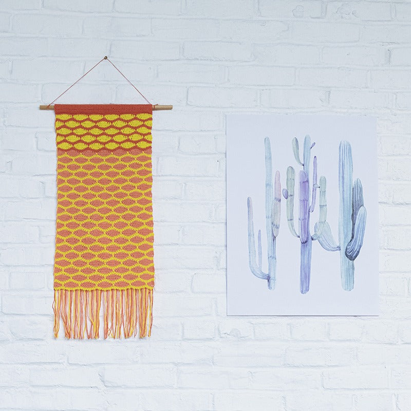 Kelbourne Woolens Patterns Summer Sunset Wall Hanging Pattern