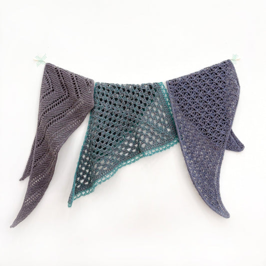 Kelbourne Woolens Patterns Three Shawls