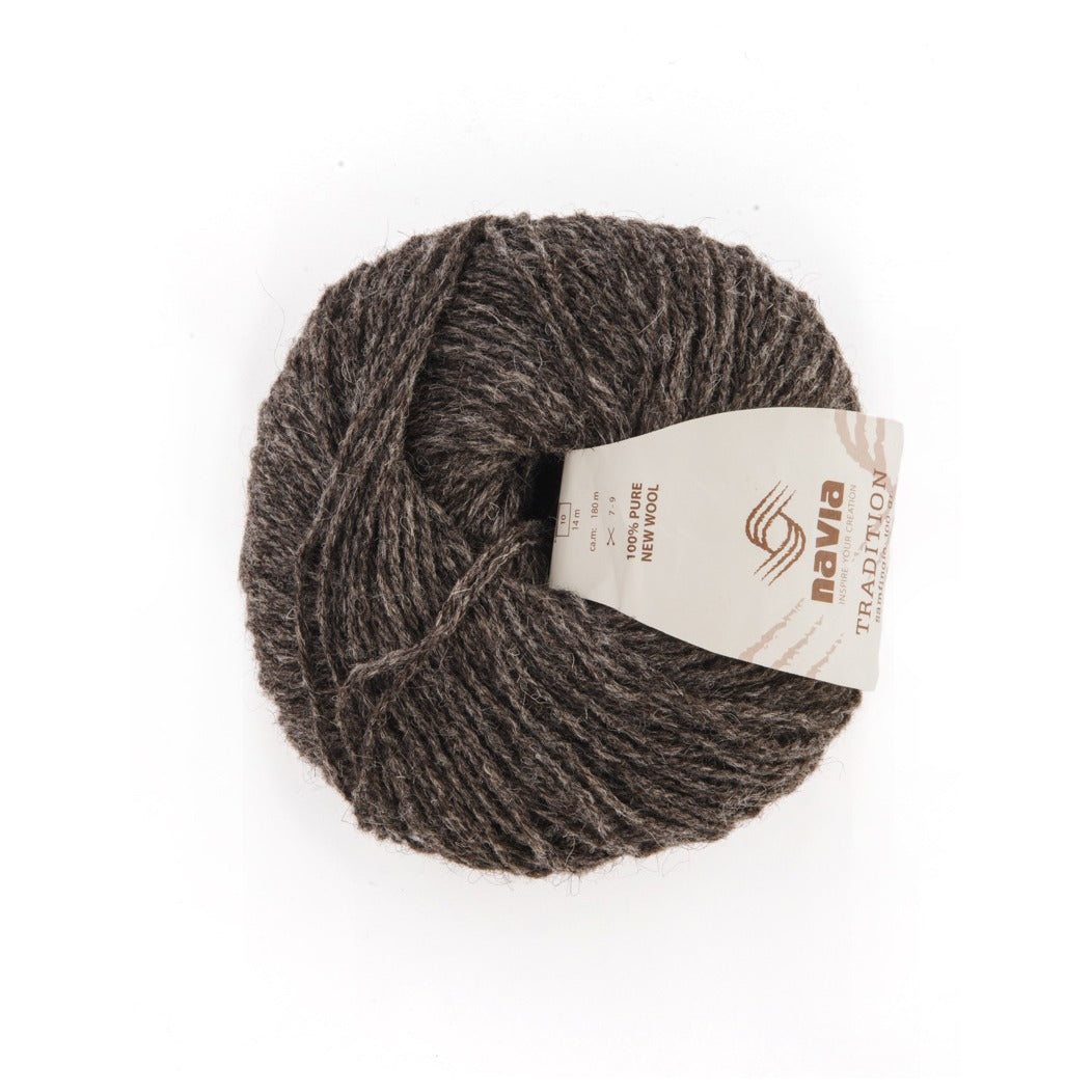 Navia Yarn 903 mid grey Tradition