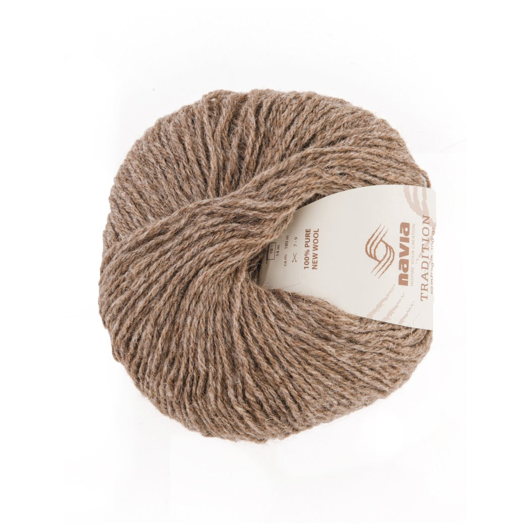 Navia Yarn 905 light brown Tradition