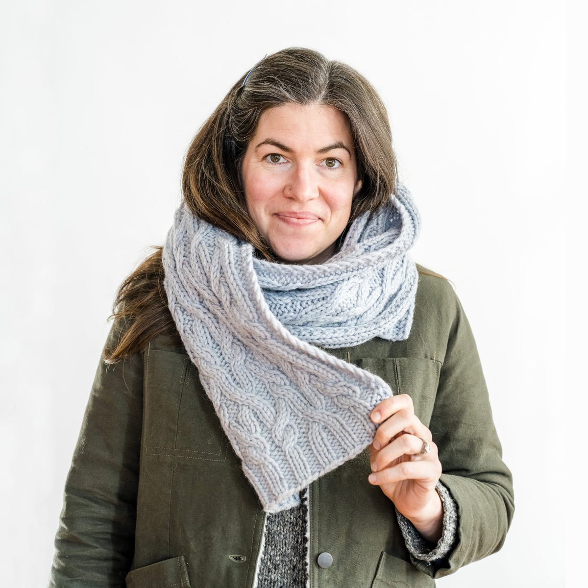 Kelbourne Woolens Patterns Travertine Scarf Pattern