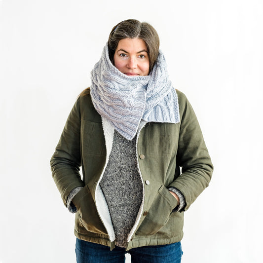 Kelbourne Woolens Patterns Travertine Scarf Pattern