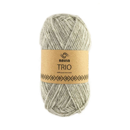 Navia Yarn 032 light grey Trio