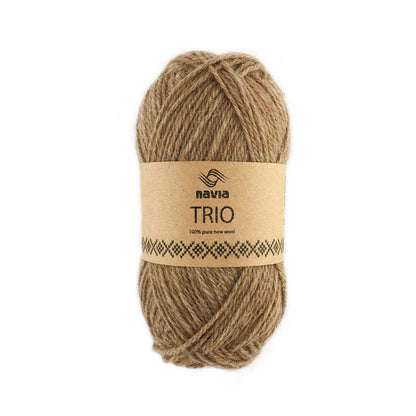 Navia Yarn 035 light brown Trio