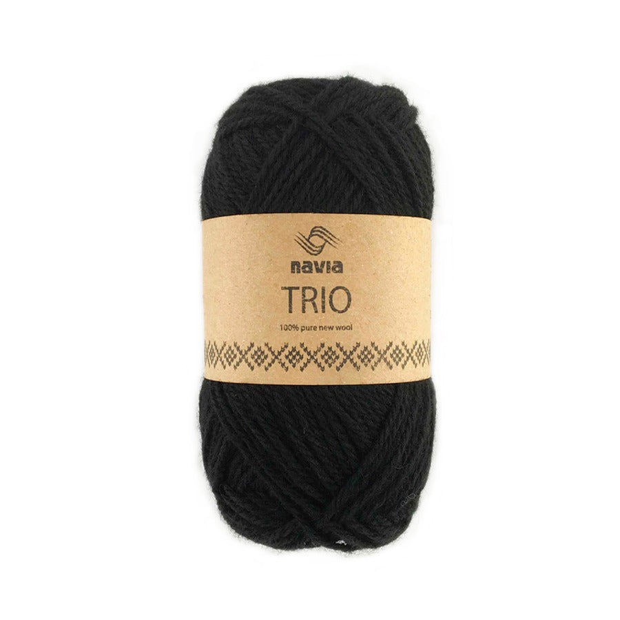 Navia Yarn 037 black Trio