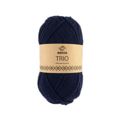 Navia Yarn 324 dark blue Trio