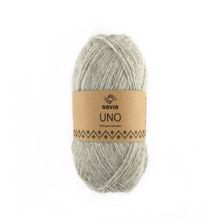 Navia Yarn 012 light grey Uno